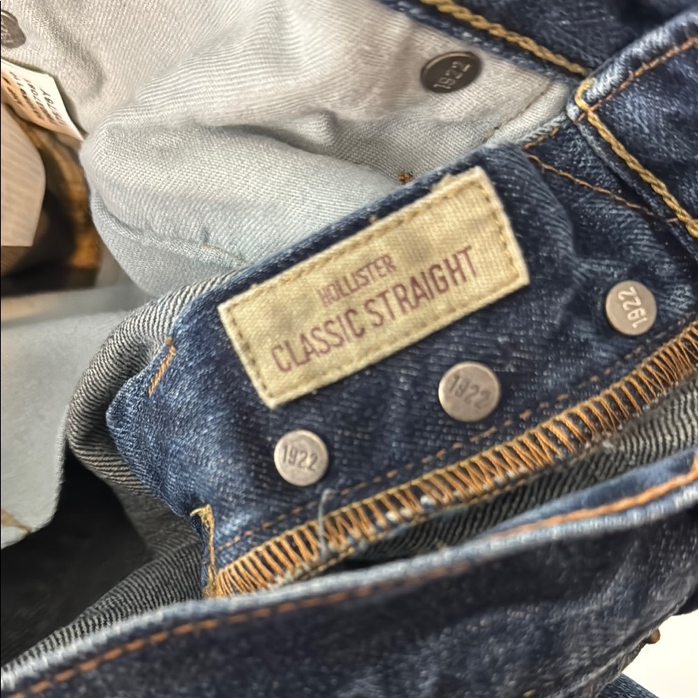 Hollister Classic Straight Men's Blue‎ Jeans Size 30 x 32 - Picture 11 of 12